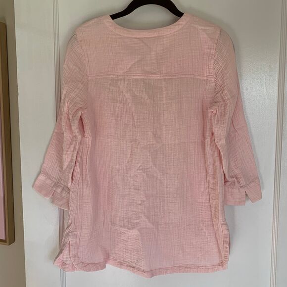 Pure Jill Cotton Top Pink XS - Picture 2 of 5
